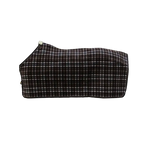 Kentucky Horsewear - Heavy Fleece vliesdeken geruit bruin | - Ohlala