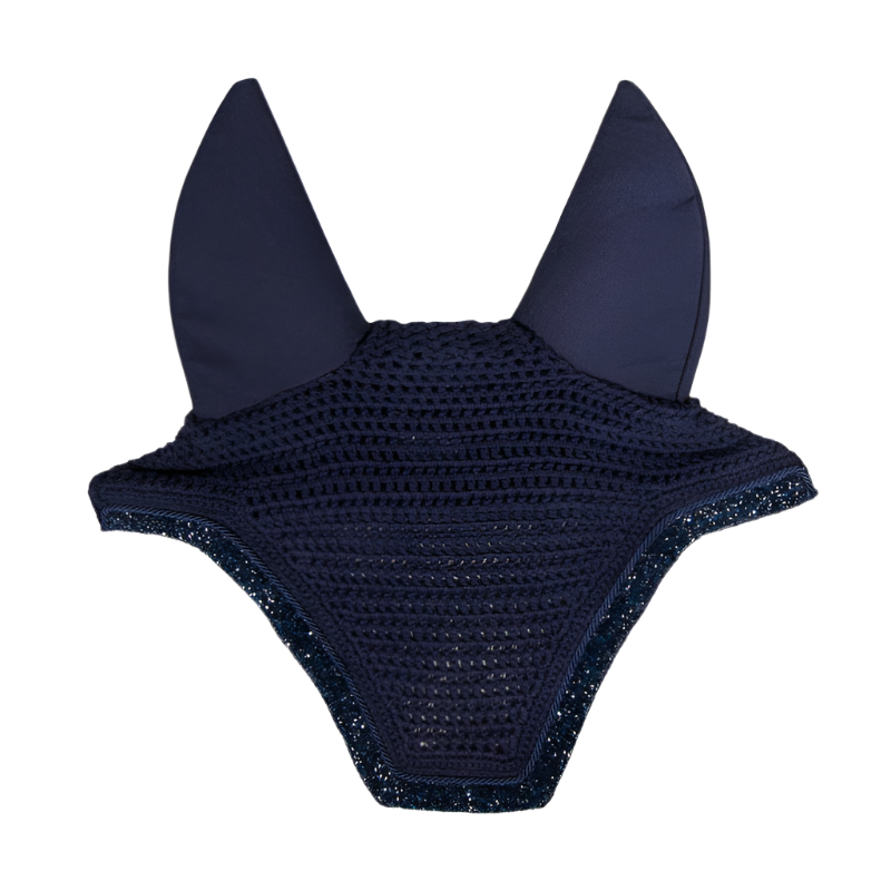 Kentucky Horsewear - Bonnet anti-bruits pour cheval Wellington Glitter Stone marine | - Ohlala