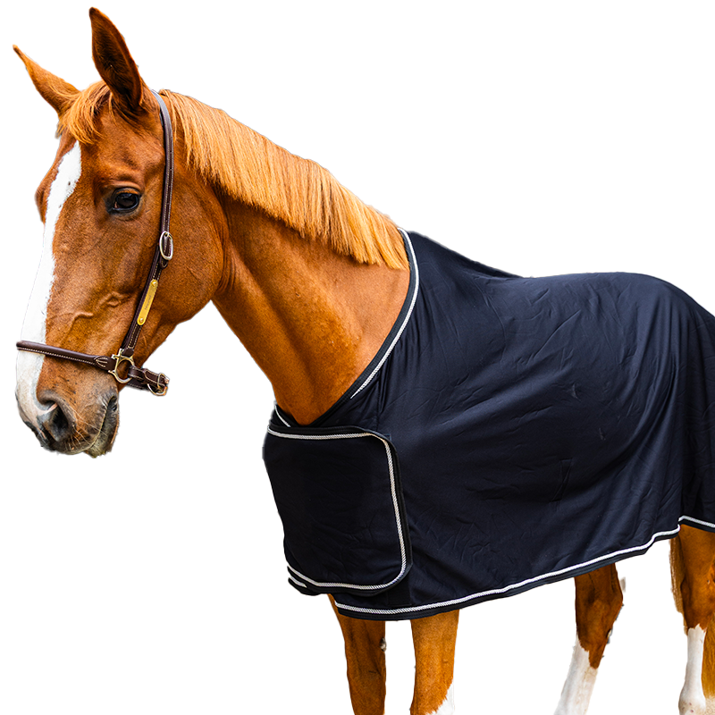 Kentucky Horsewear - Fleece presentatiedeken Prize Giving Cooler marine | - Ohlala