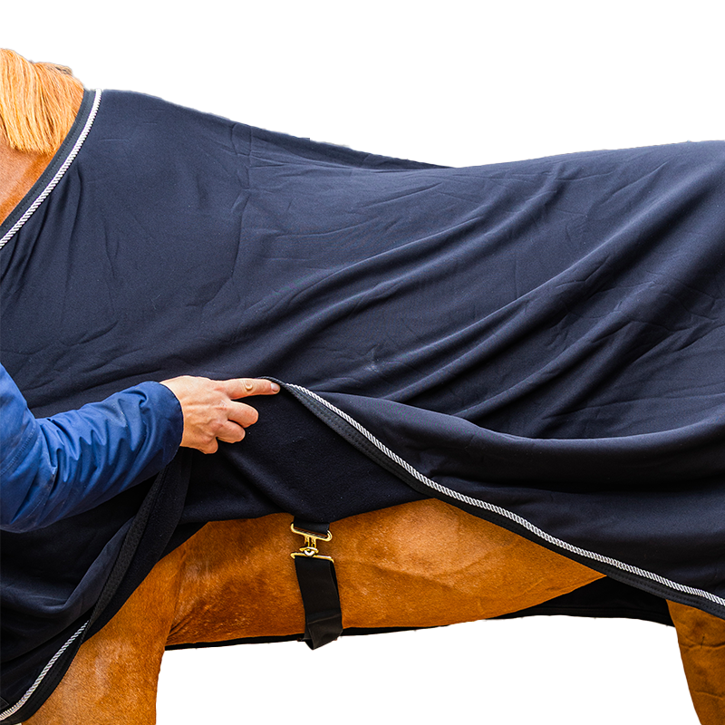 Kentucky Horsewear - Fleece presentatiedeken Prize Giving Cooler marine | - Ohlala
