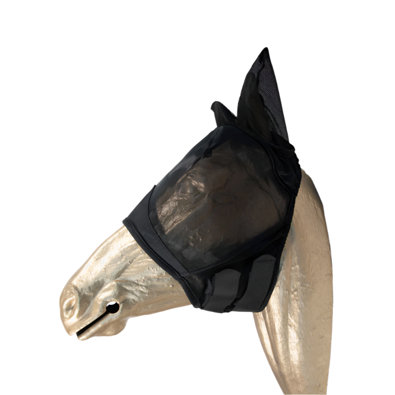 Kentucky Horsewear - Masque anti-mouches classic avec oreilles noir | - Ohlala