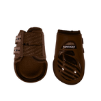 Kentucky Horsewear - Elastische hoge kootbeschermers bruin | - Ohlala