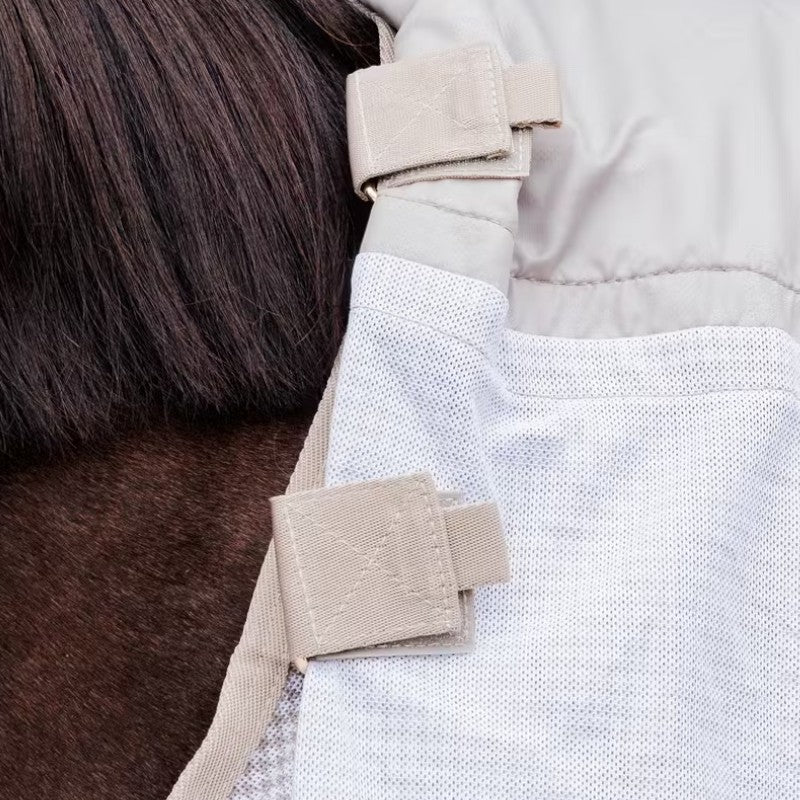 Kentucky Horsewear - Couverture anti-mouches Confort pied de poule beige | - Ohlala