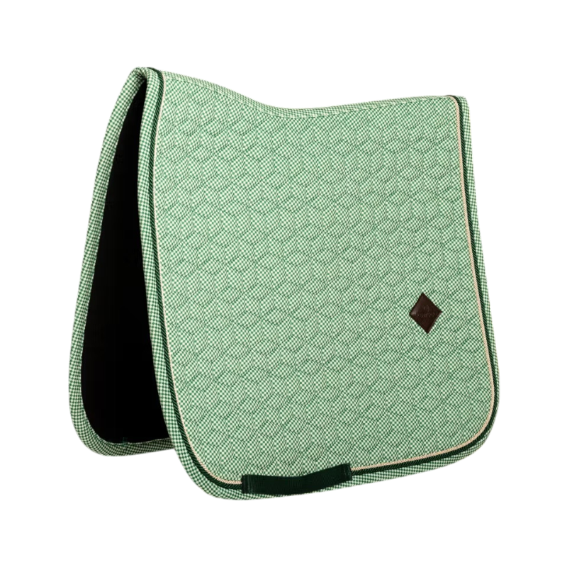 Kentucky Horsewear - Tapis de dressage Velvet Printing chess vert