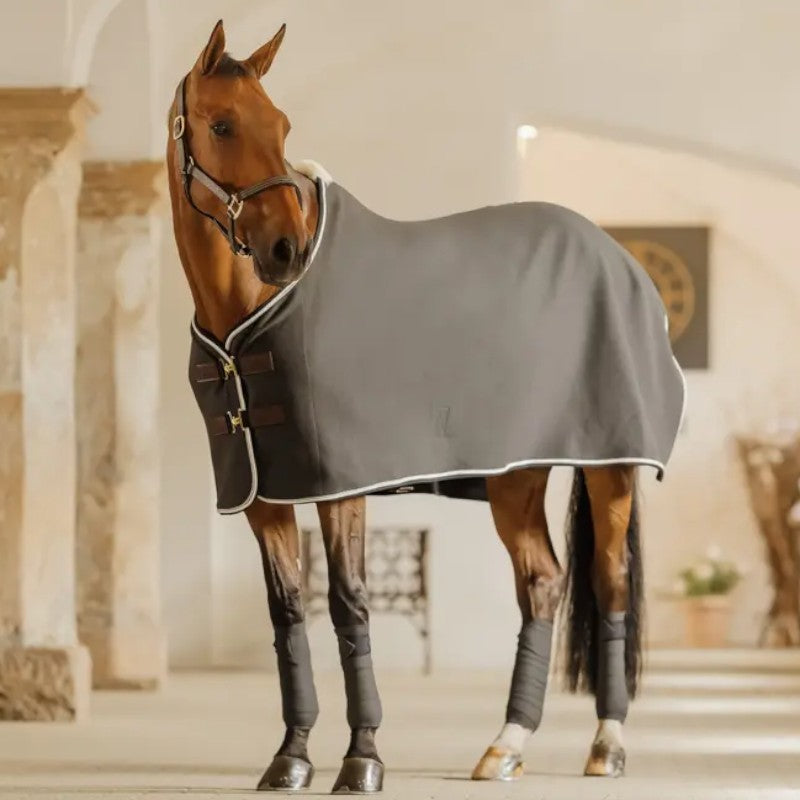 Kentucky Horsewear - Chemise séchante Show Vegan Wool grise | - Ohlala