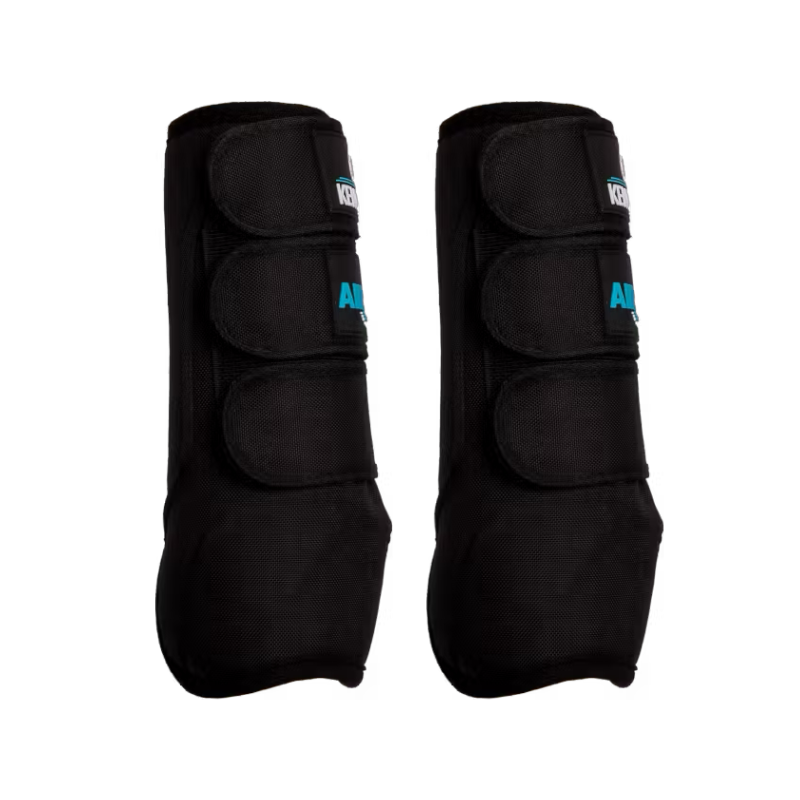 Kentucky Horsewear - Guêtres de cross antérieurs 3D Air Flow Skin Friendly noir
