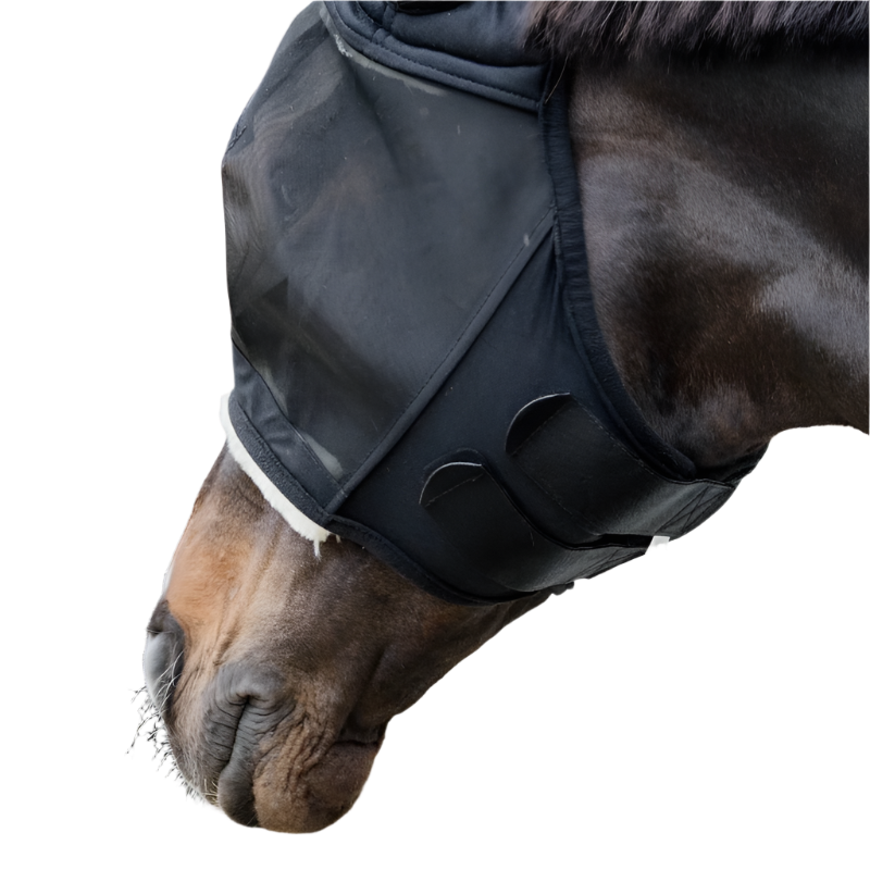 Kentucky Horsewear - Masque anti-mouches Friendly avec oreilles noir | - Ohlala