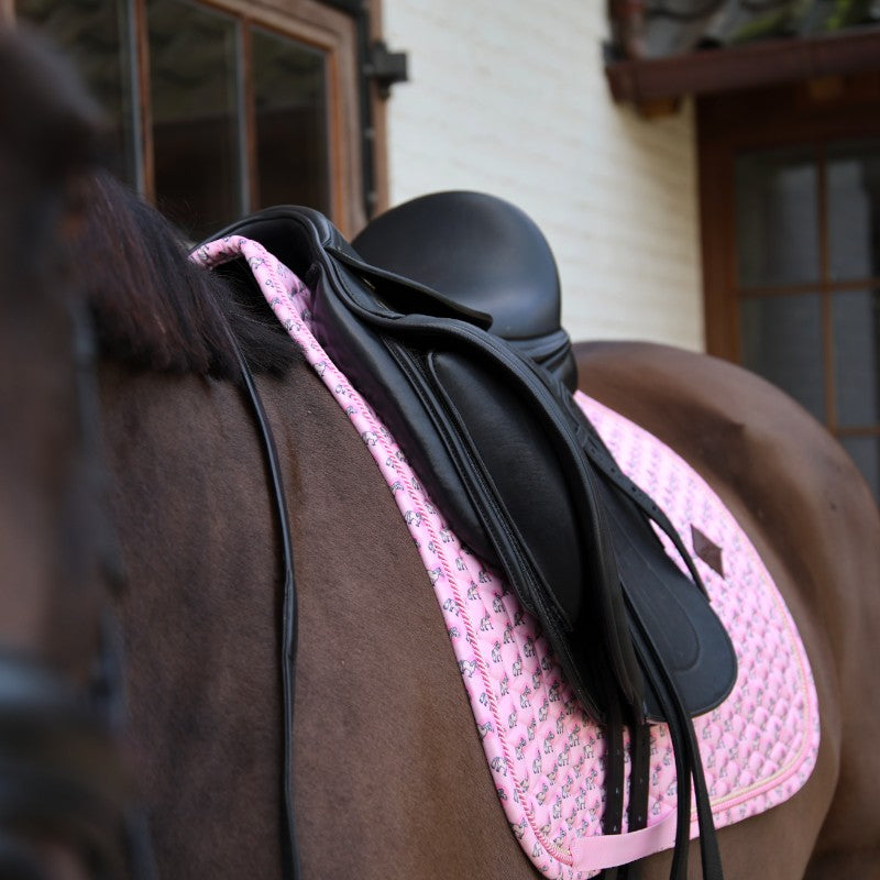 Kentucky Horsewear - Tapis de dressage Collection Sammy vieux rose | - Ohlala