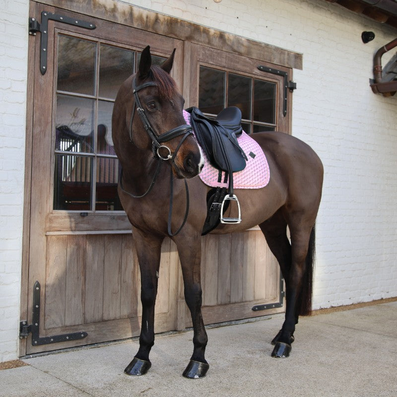 Kentucky Horsewear - Tapis de dressage Collection Sammy vieux rose | - Ohlala