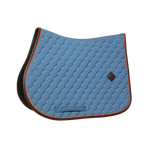 Kentucky Horsewear - Zadeldek Onion Quilt Leather Neon blauw | - Ohlala