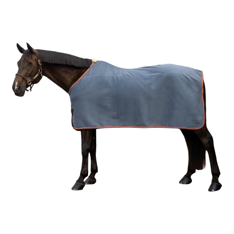 Kentucky Horsewear - Fleecedeken Heavy Melange dusty blue | - Ohlala