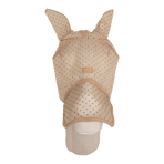Kentucky Horsewear - Masque anti-mouches Heart avec oreilles et nez beige | - Ohlala