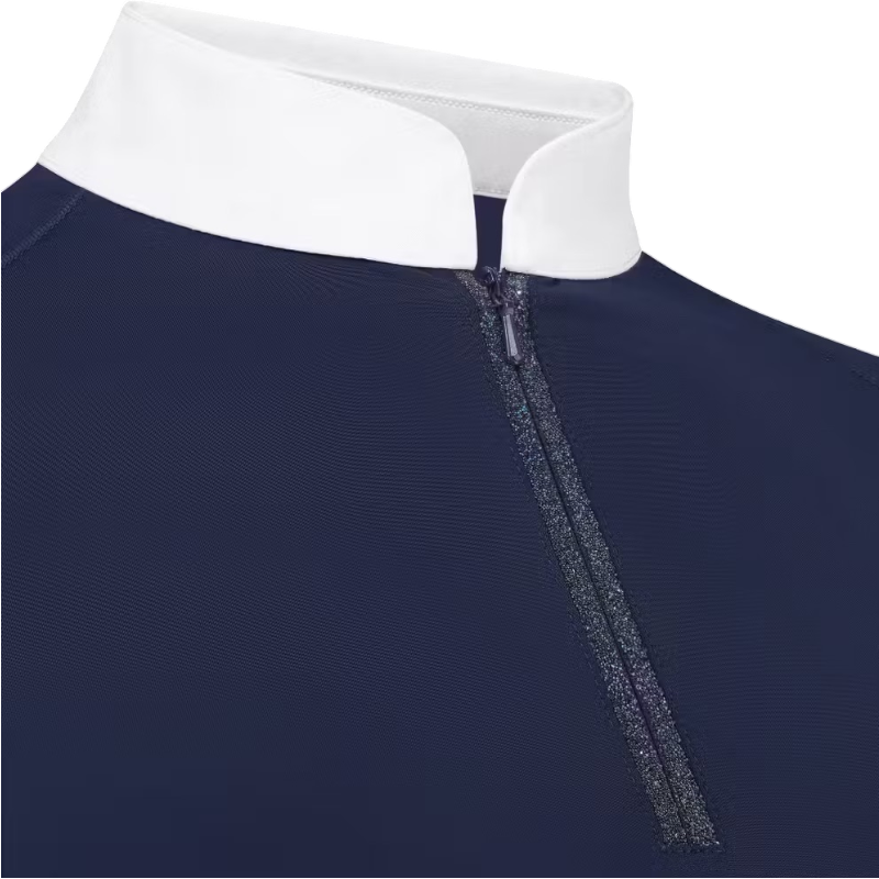 Kentucky Horsewear - Polo de concours manches longues femme Classic marine