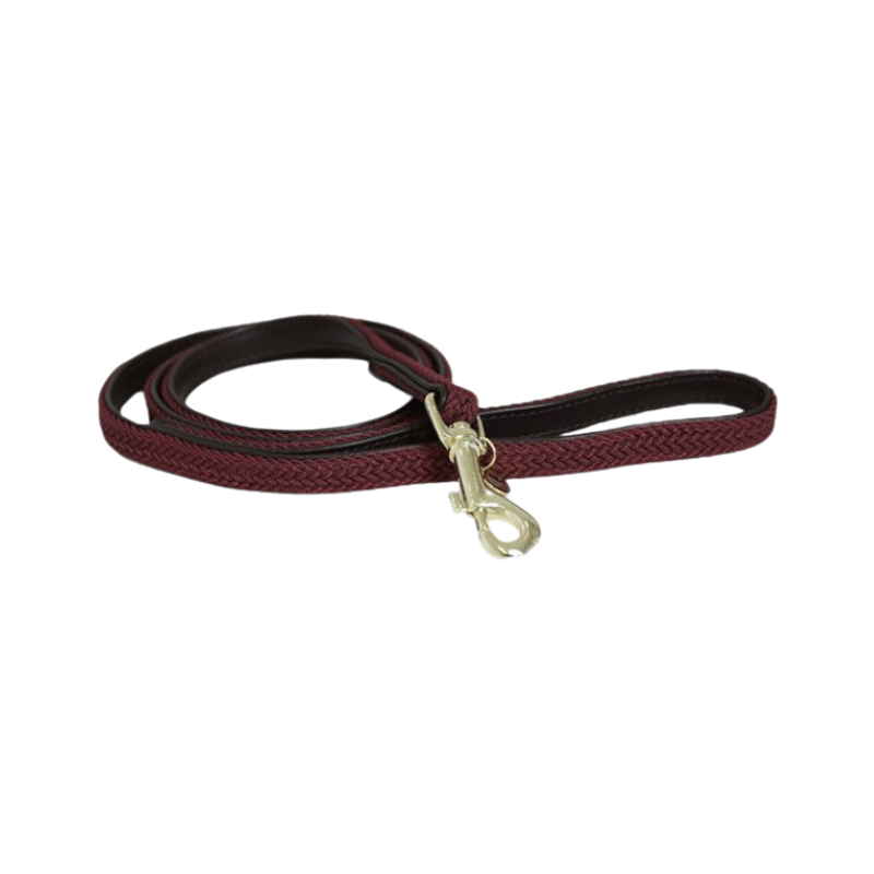 Kentucky Dogwear - Laisse en nylon tressé Plaited Nylon 200 cm bordeaux