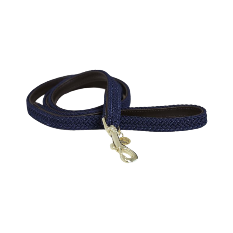 Kentucky Dogwear - Laisse en nylon tressé Plaited Nylon 200 cm marine