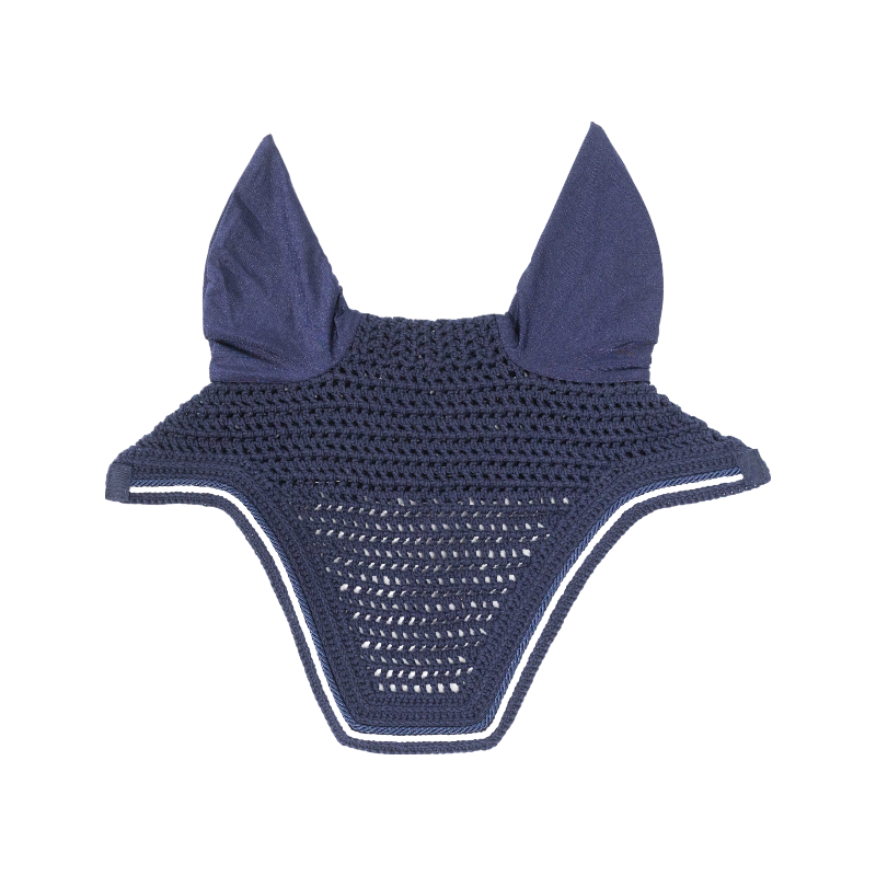 Kentucky Horsewear - Bonnet anti-bruit pour chevaux Wellington Diamond Rope marine | - Ohlala