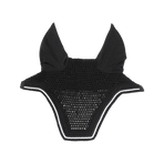 Kentucky Horsewear - Geluidsdempend vliegenkapje Wellington Diamond Rope zwart | - Ohlala