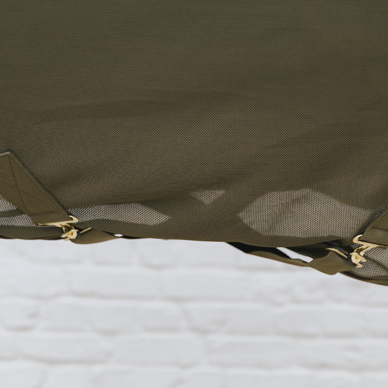 Kentucky Horsewear - Couverture polaire Transport Combo Cooler Fleece vert sapin | - Ohlala