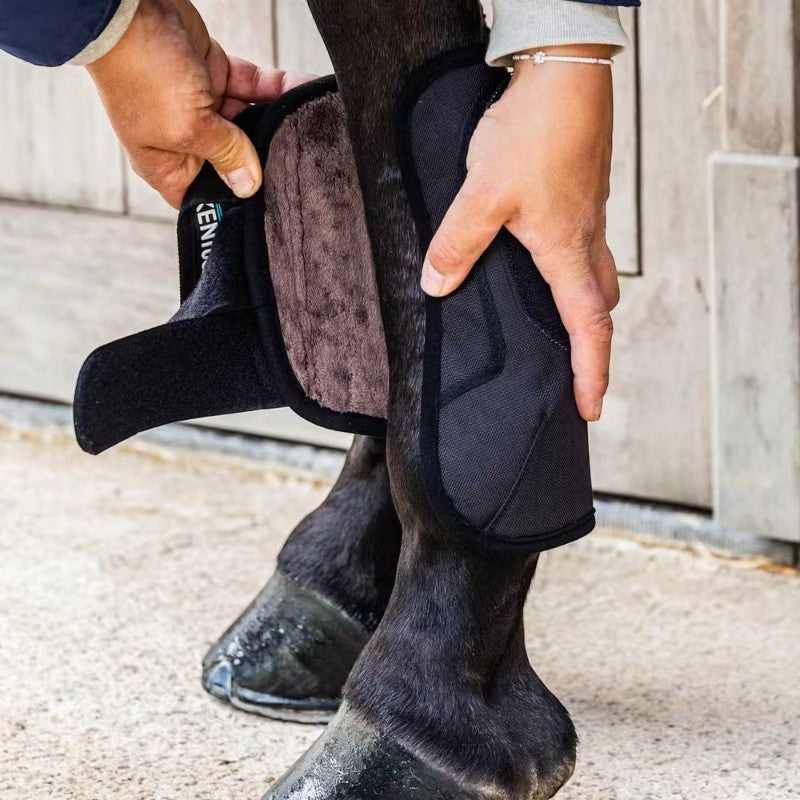 Kentucky Horsewear - Guêtres de cross antérieurs 3D Air Flow Skin Friendly noir