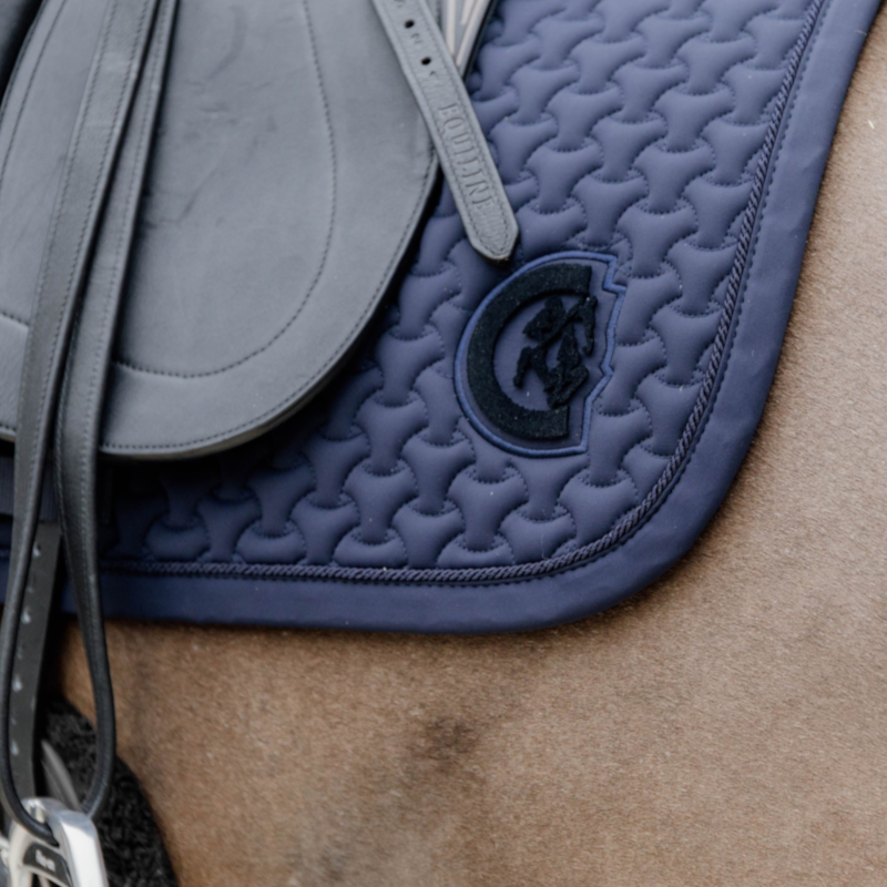 Kentucky Horsewear - Tapis de dressage 3D logo marine