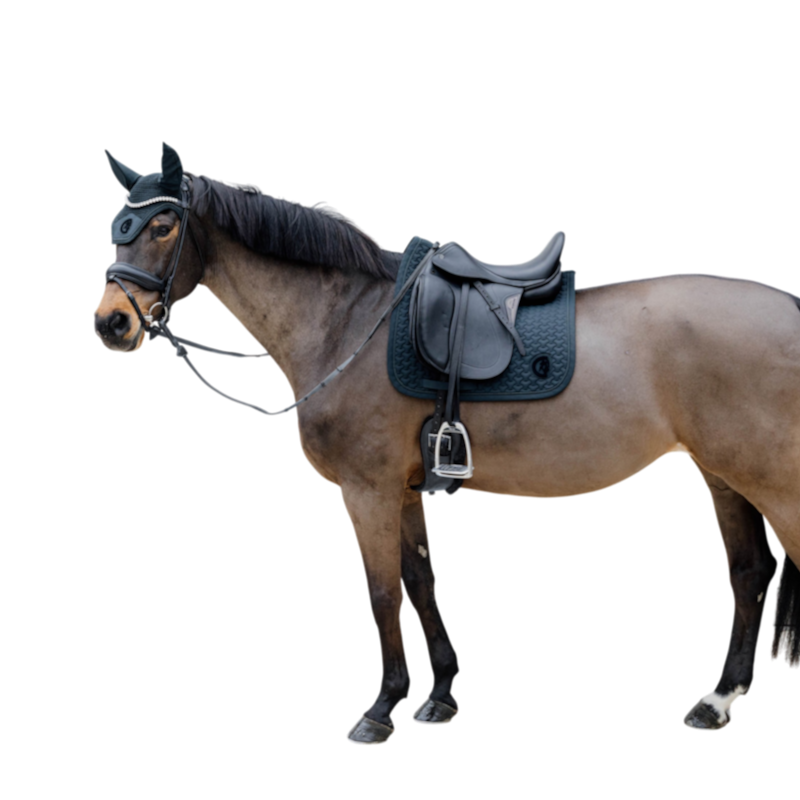 Kentucky Horsewear - Tapis de dressage 3D logo vert sapin