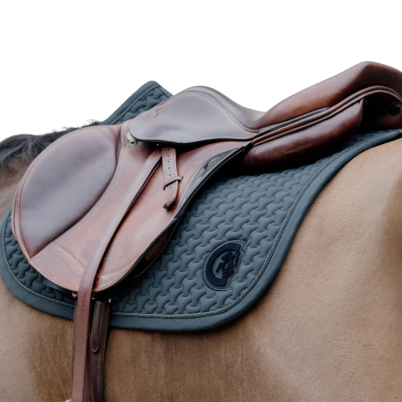 Kentucky Horsewear - Tapis de selle 3D logo vert sapin