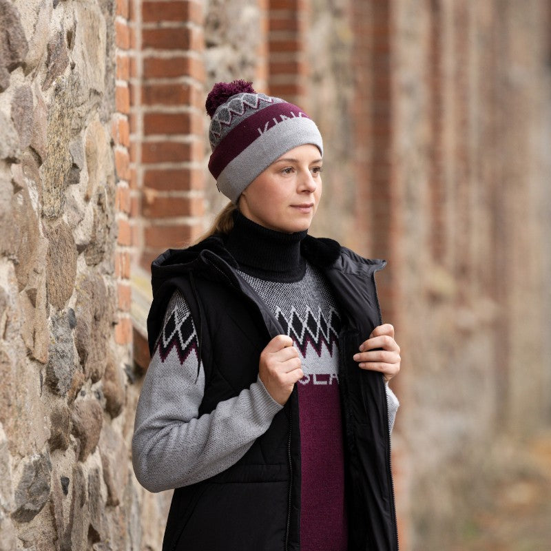 Kingsland - Pull tricoté col montant unisexe KLMontez noir