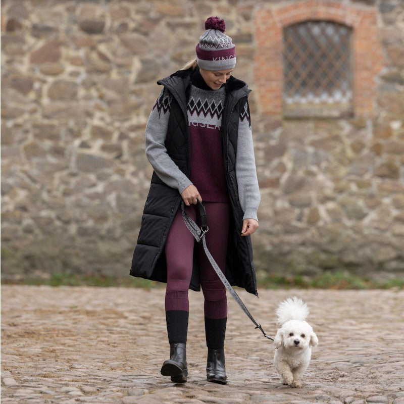 Kingsland - Pull tricoté col montant unisexe KLMontez noir