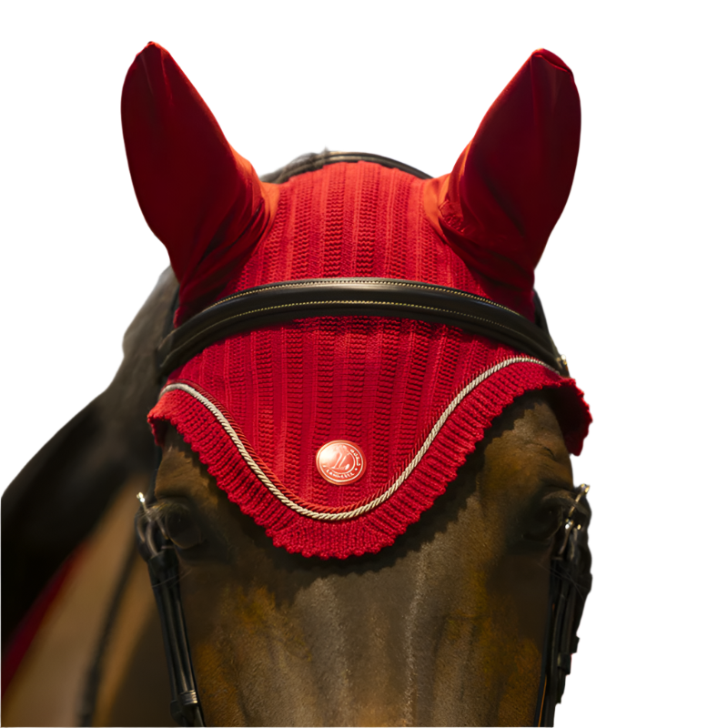 Lami-cell - Bonnet pour chevaux Luxin rouge | - Ohlala