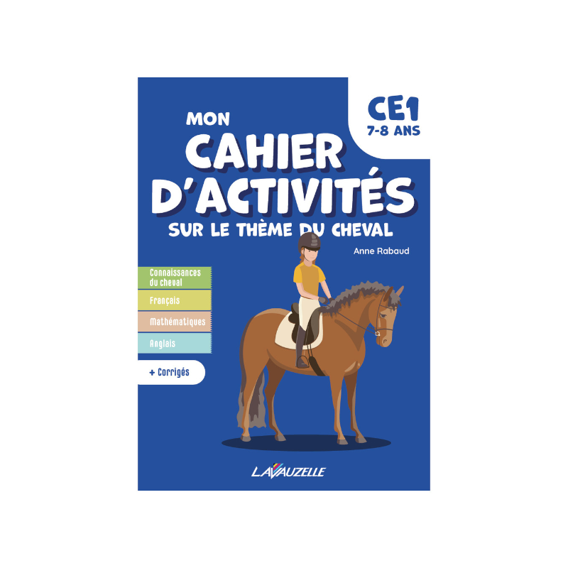 Lavauzelle - Cahier d'activités sur le thème du cheval niveau CE1 | - Ohlala