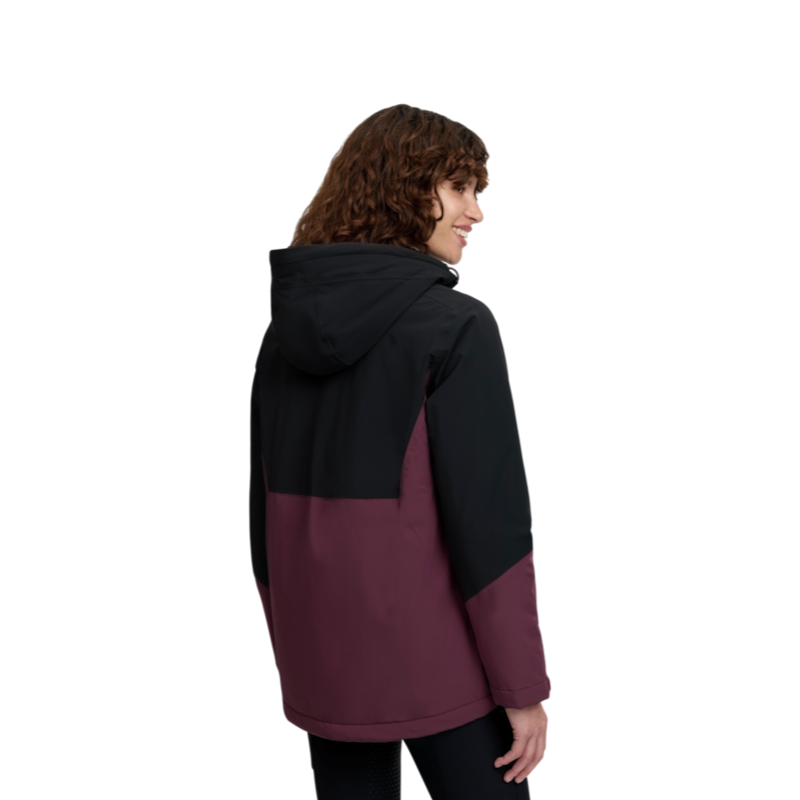LeMieux - Anorak imperméable femme Phoebe noir/ bramble