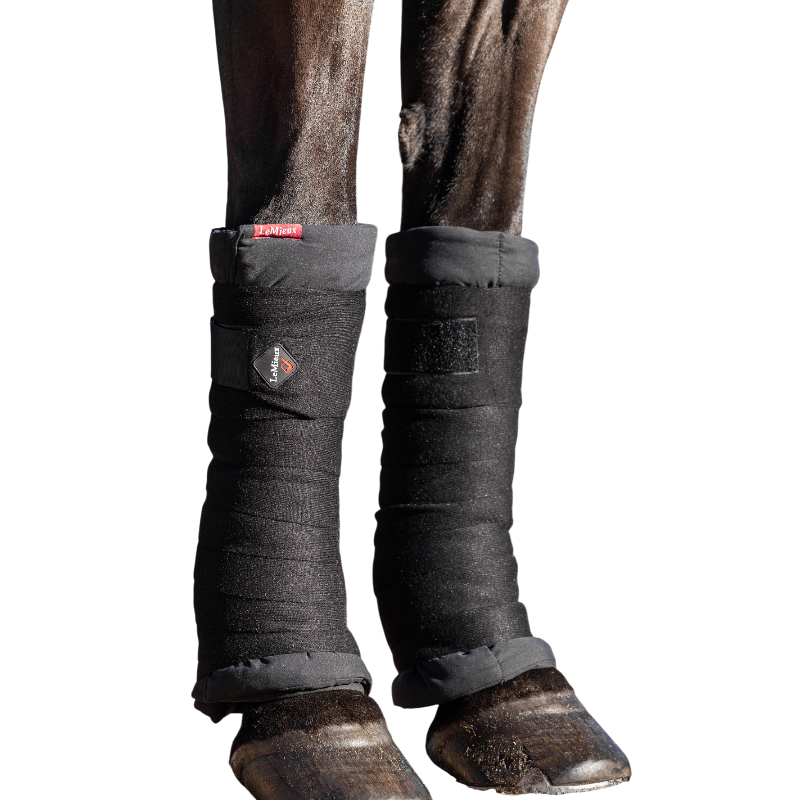 Lemieux - Bandes de repos Stable noir (x2) | - Ohlala