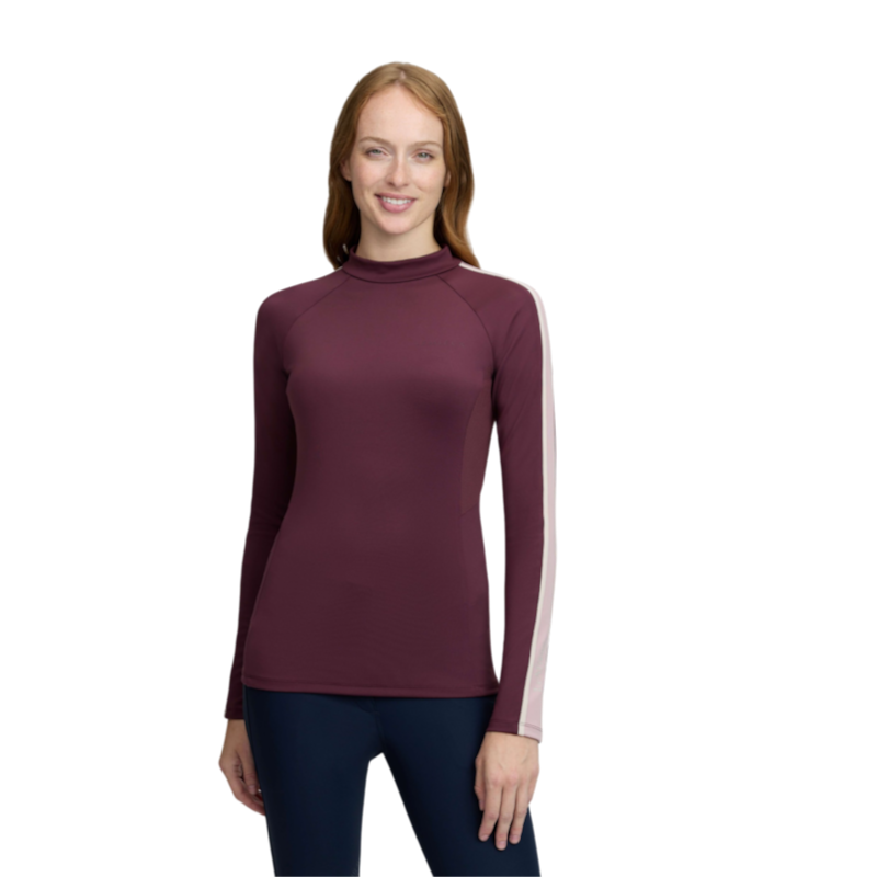 LeMieux - Baselayer col montant manches longues femme Talia bramble
