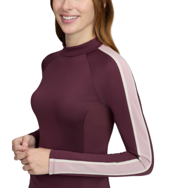 LeMieux - Baselayer col montant manches longues femme Talia bramble