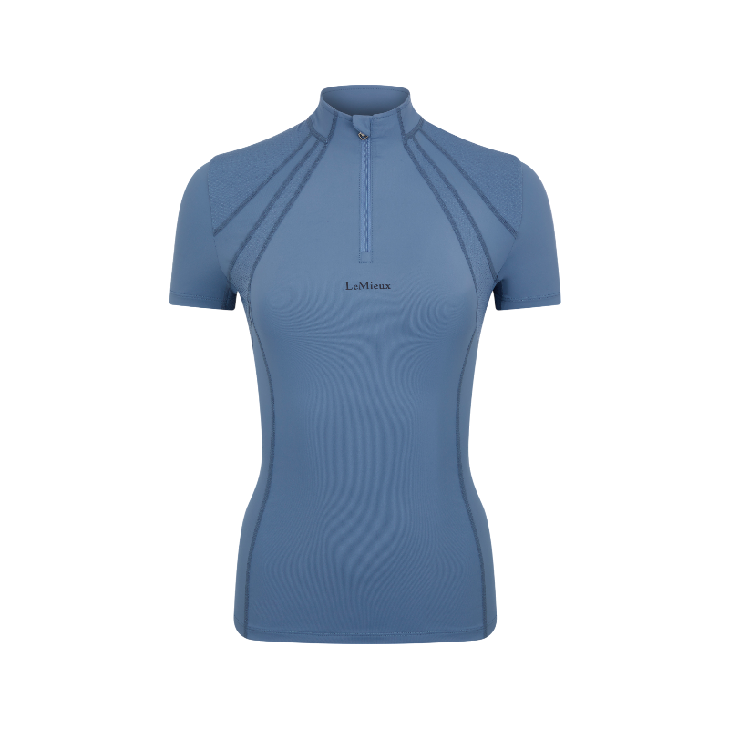 Lemieux - Baselayer manches courtes femme Mia Mesh ice blue | - Ohlala