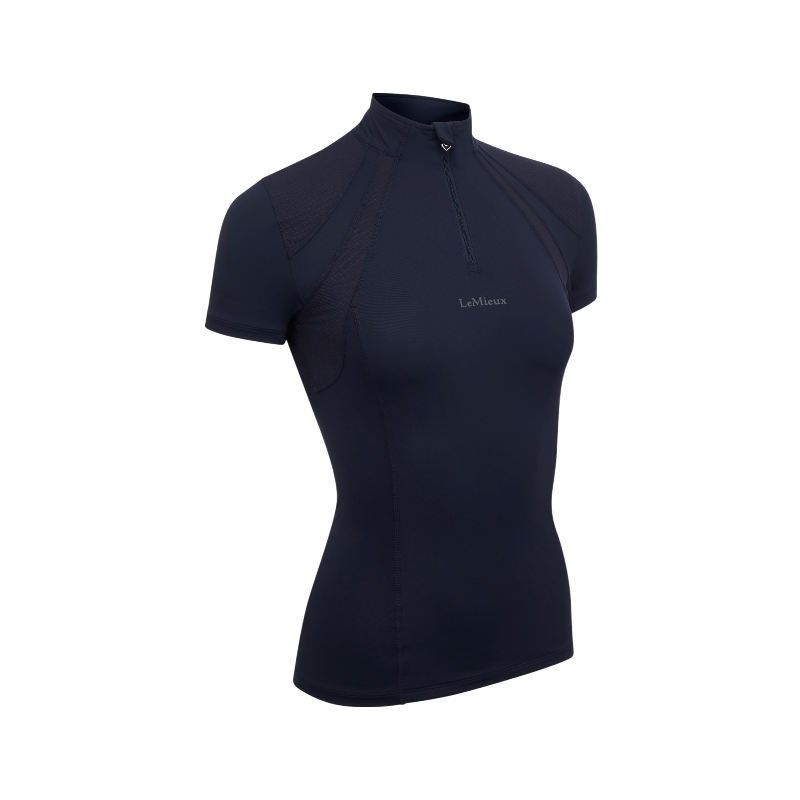 Lemieux - Baselayer manches courtes femme Mia Mesh marine | - Ohlala