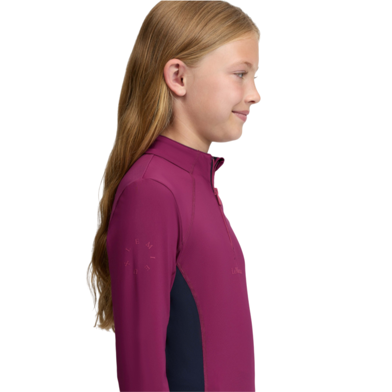 Baselayer manches longues enfant Classique Young Rider blackberry - LeMieux