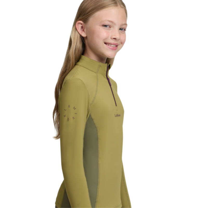 LeMieux - Baselayer manches longues enfant Classique Young Rider gooseberry