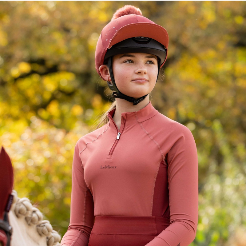 LeMieux - Baselayer manches longues enfant Classique Young Rider spiced earth