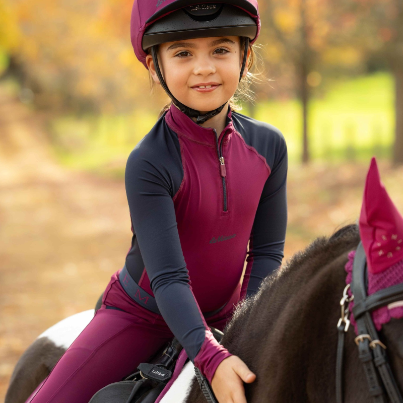 LeMieux - Baselayer manches longues enfant Mini blackberry