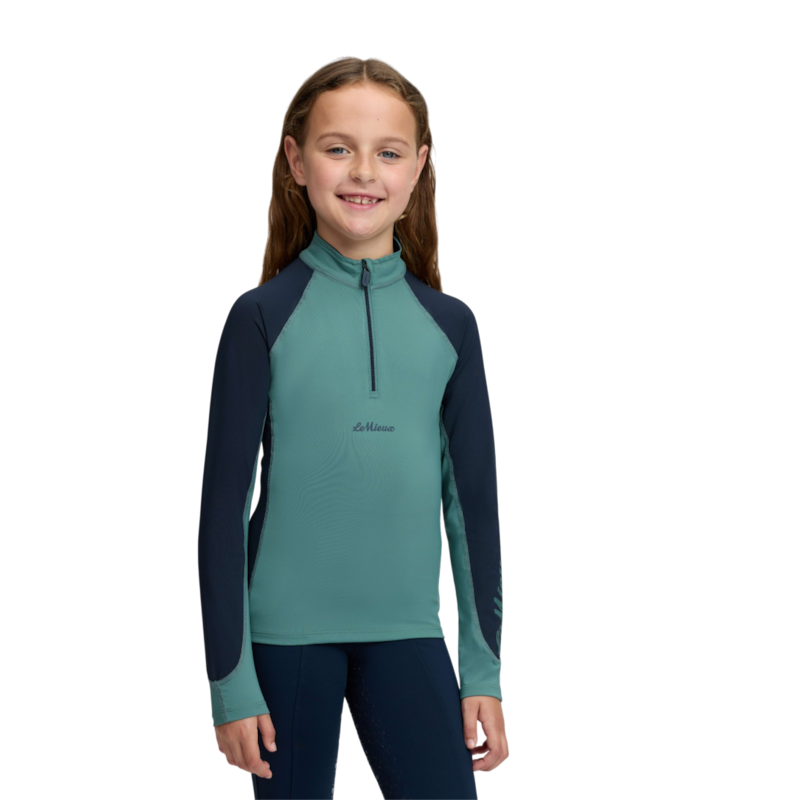 LeMieux - Baselayer manches longues enfant Mini marine/ aloe
