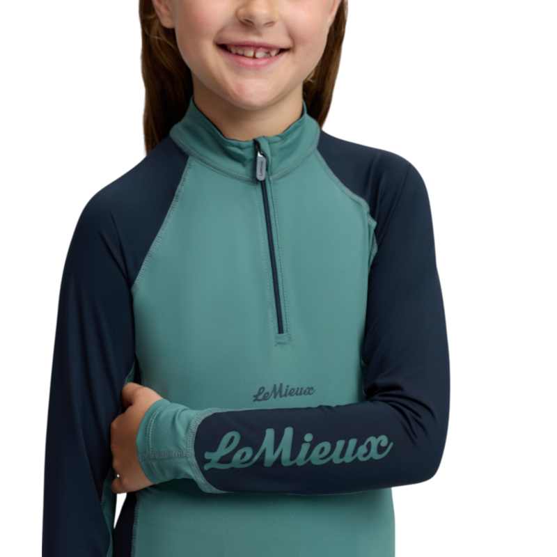 LeMieux - Baselayer manches longues enfant Mini marine/ aloe