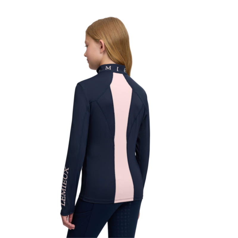 LeMieux - Baselayer manches longues enfant Rider Mia Mesh marine