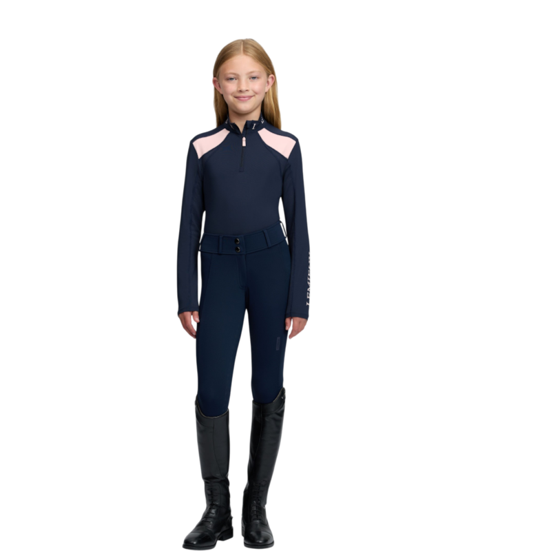 LeMieux - Baselayer manches longues enfant Rider Mia Mesh marine