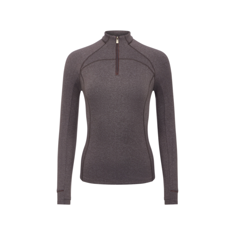 LeMieux - Baselayer manches longues femme Heritage Herringbone cocoa