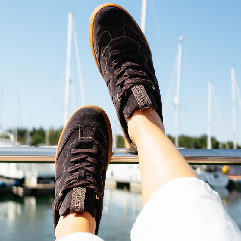 LeMieux - Baskets en daim Stockbridge cocoa