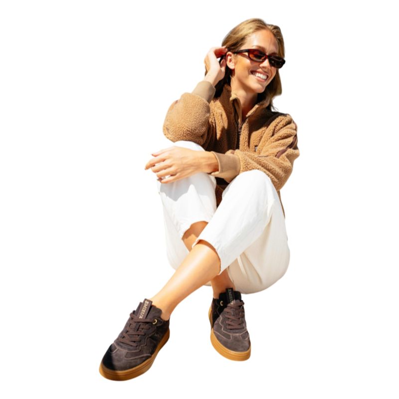 LeMieux - Baskets en daim Stockbridge cocoa