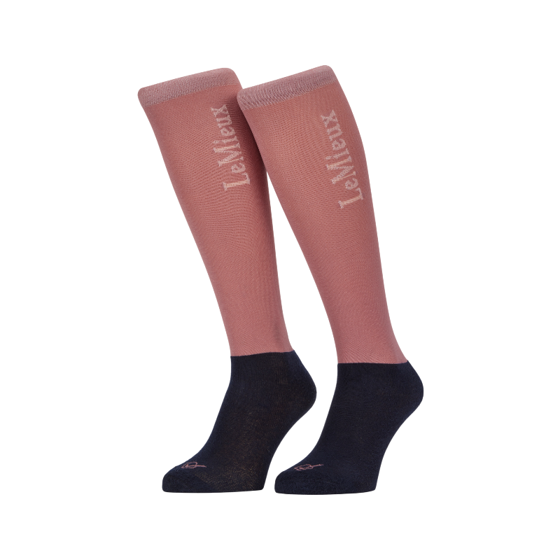 Lemieux - Chaussettes d'équitation Competition peony (x2) | - Ohlala