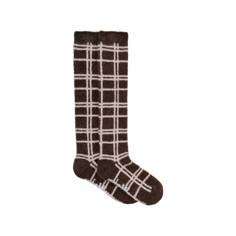LeMieux - Chaussettes douces Heritage Check cocoa