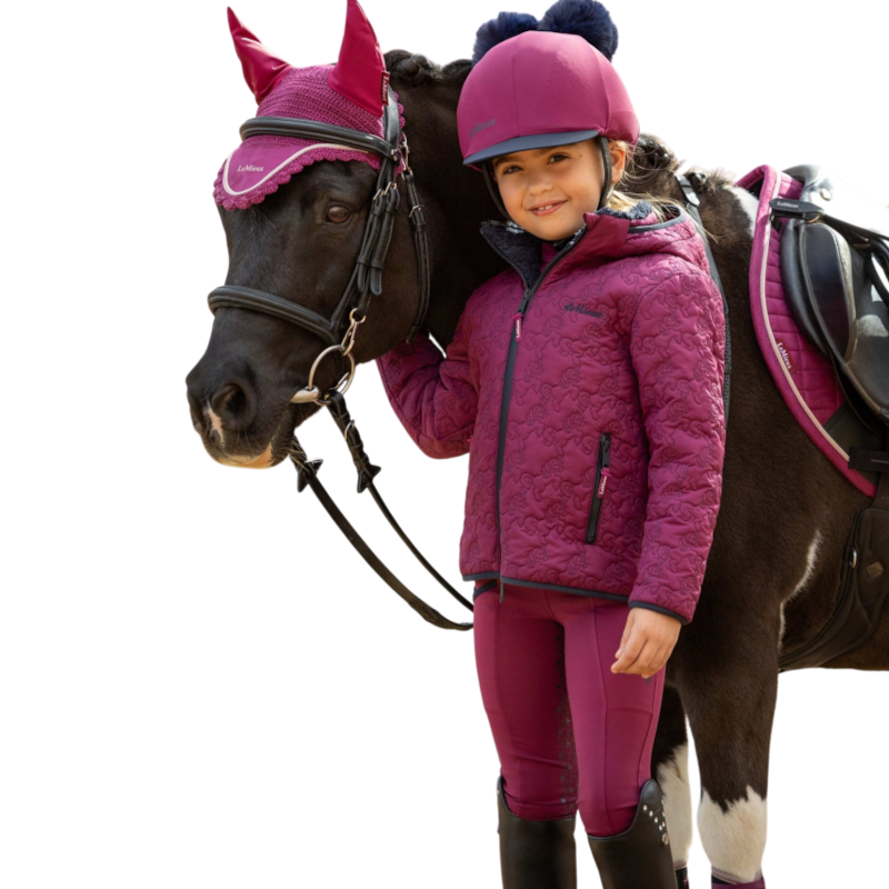 LeMieux - Doudoune matelassée enfant Mini Lola blackberry